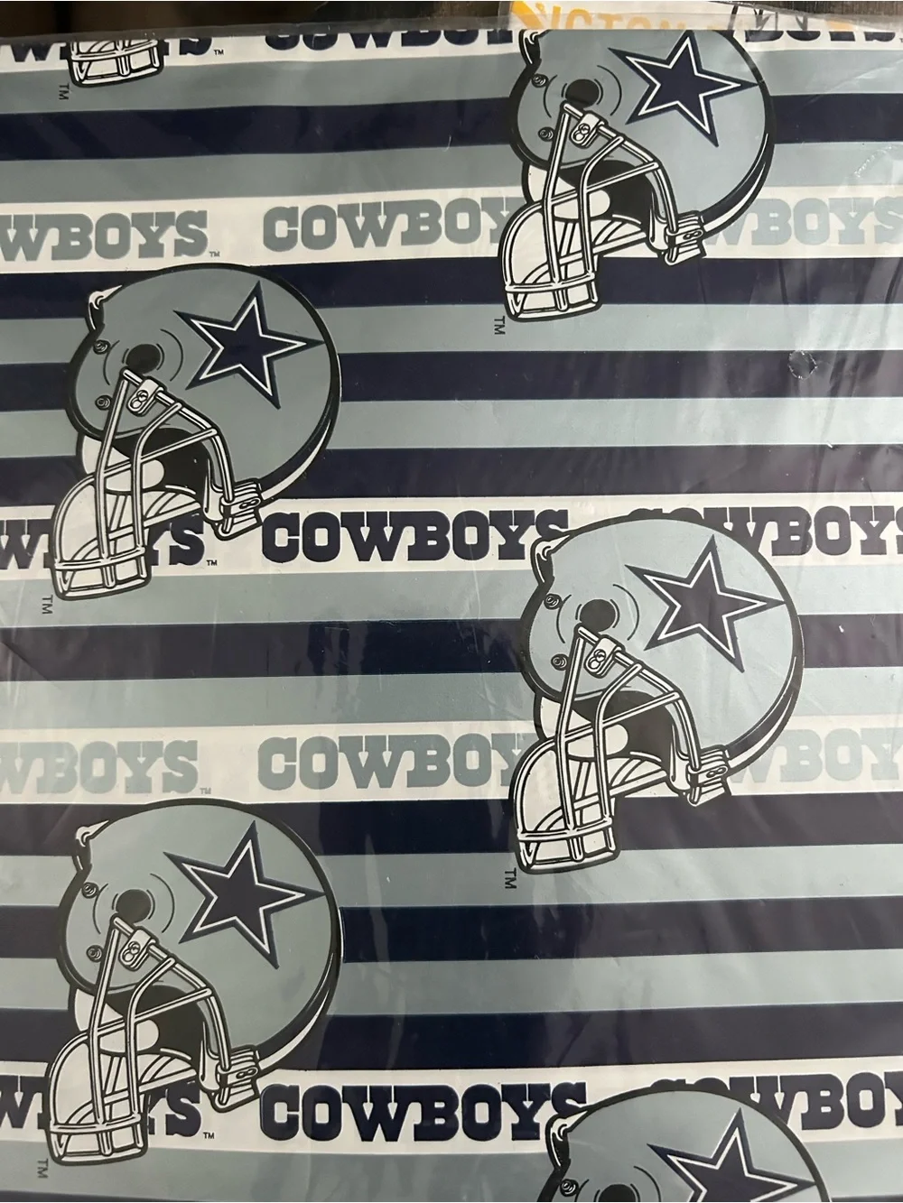 Vintage FanWrap Inc. Team NFL Shirt Wrap - Blue & White